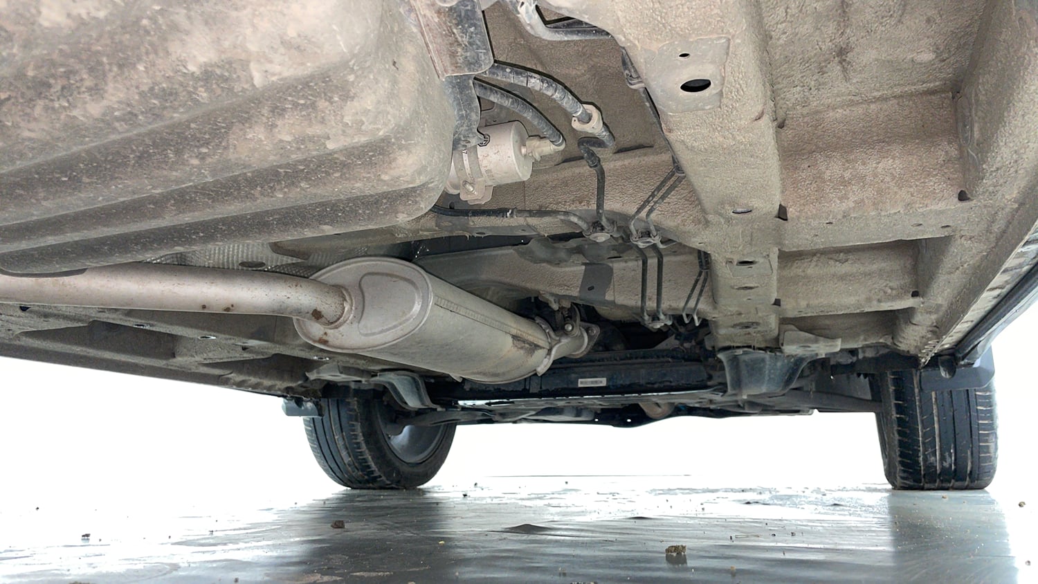 Used 2024 MG Motors Hector Sharp Pro 1.5 Turbo CVT Petrol Automatic extra REAR RIGHT UNDERBODY VIEW