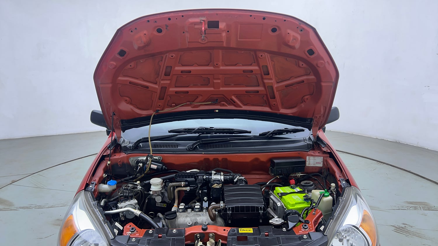 Used 2023 Maruti Suzuki Alto 800 LXi (O) Petrol Manual engine ENGINE & BONNET OPEN FRONT VIEW
