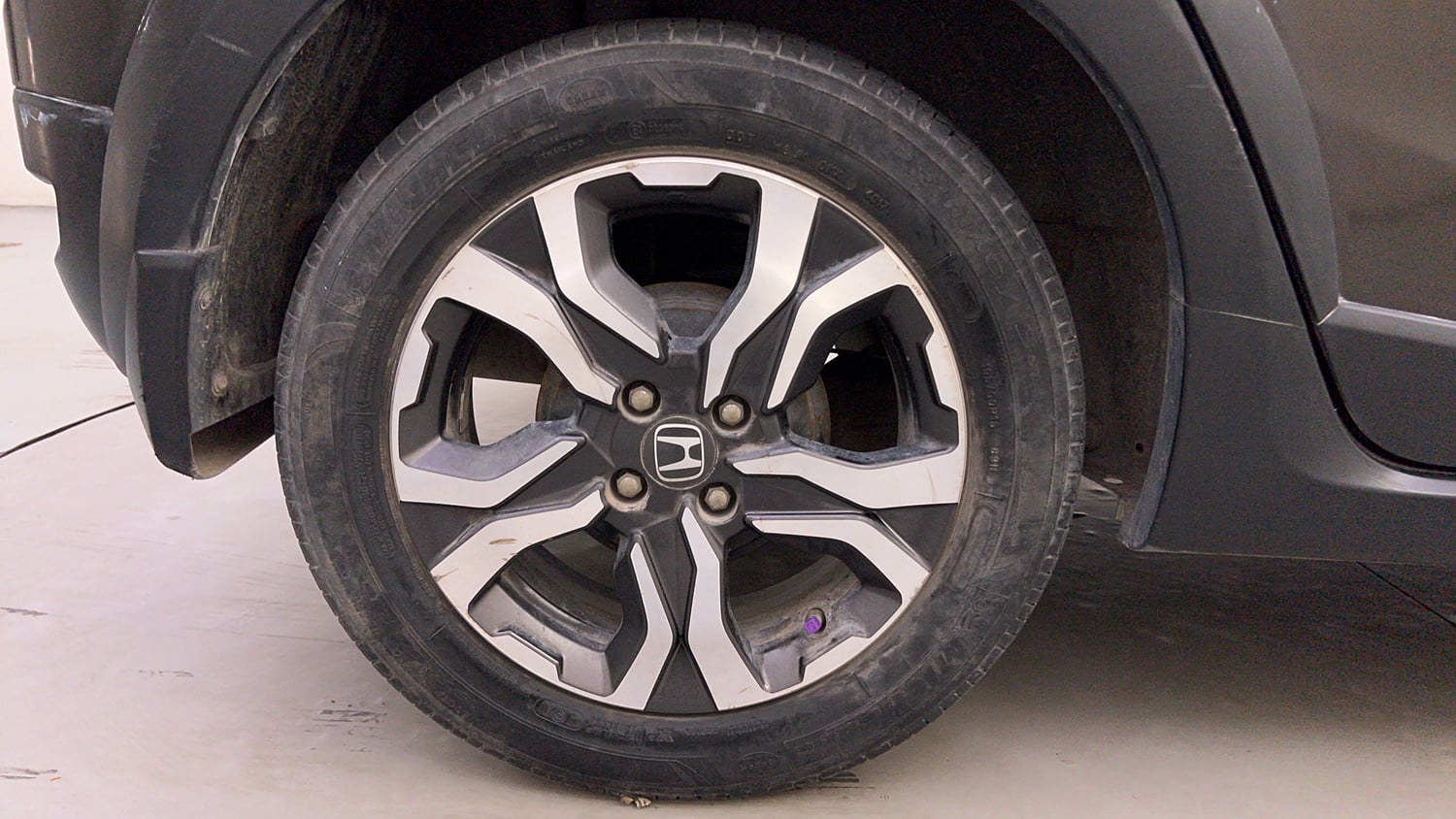 Used 2018 Honda WR-V VX MT Diesel Diesel Manual tyres RIGHT REAR TYRE RIM VIEW