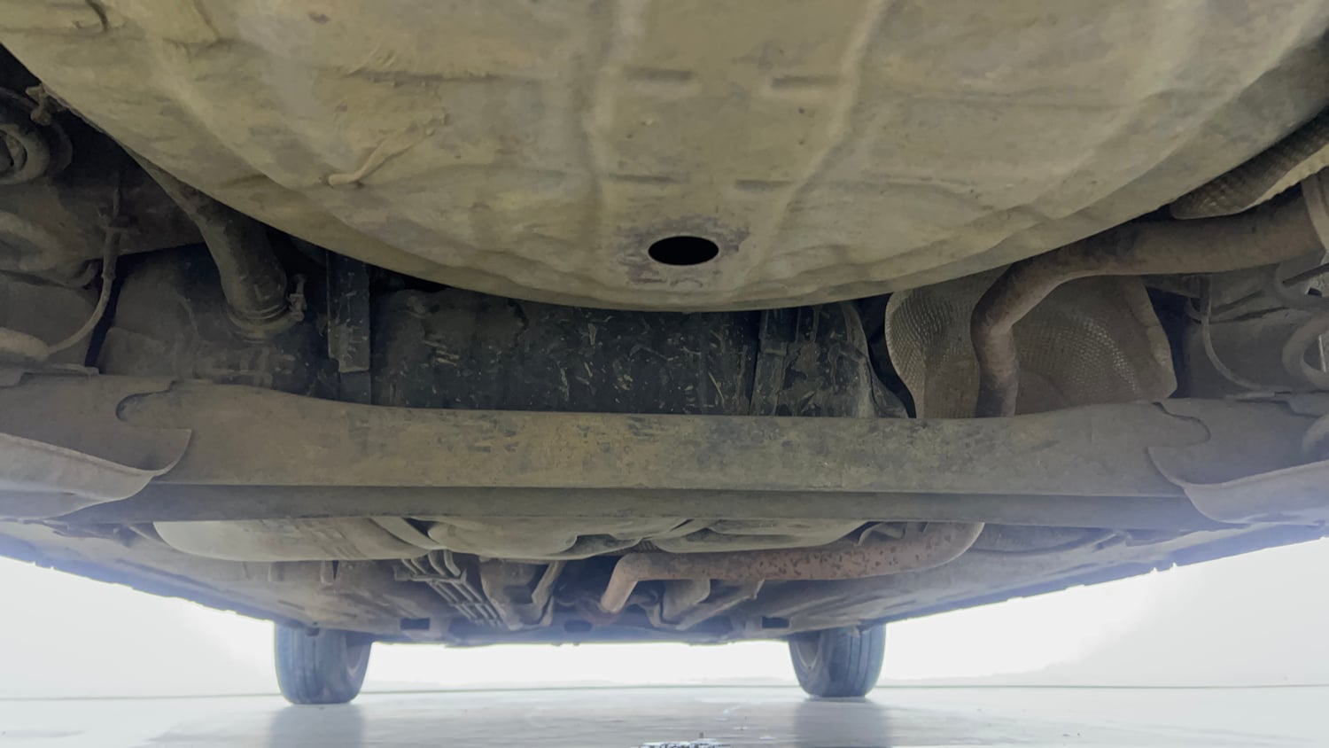 Used 2019 Nissan Micra XV CVT Petrol Automatic extra REAR UNDERBODY VIEW (TAKEN FROM REAR)