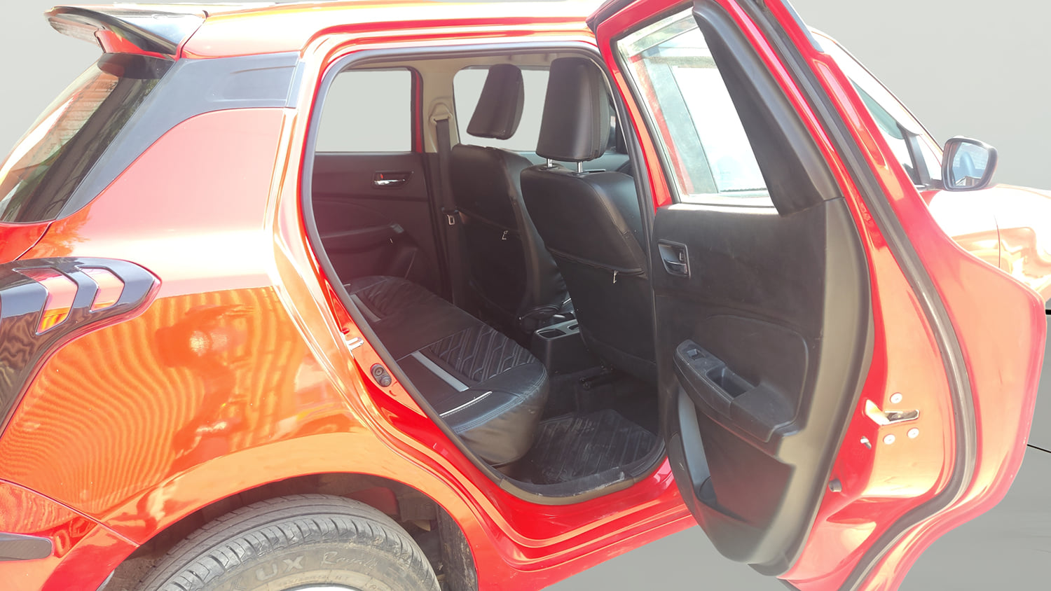 Used 2022 Maruti Suzuki Swift VXi Petrol Manual interior RIGHT SIDE REAR DOOR CABIN VIEW