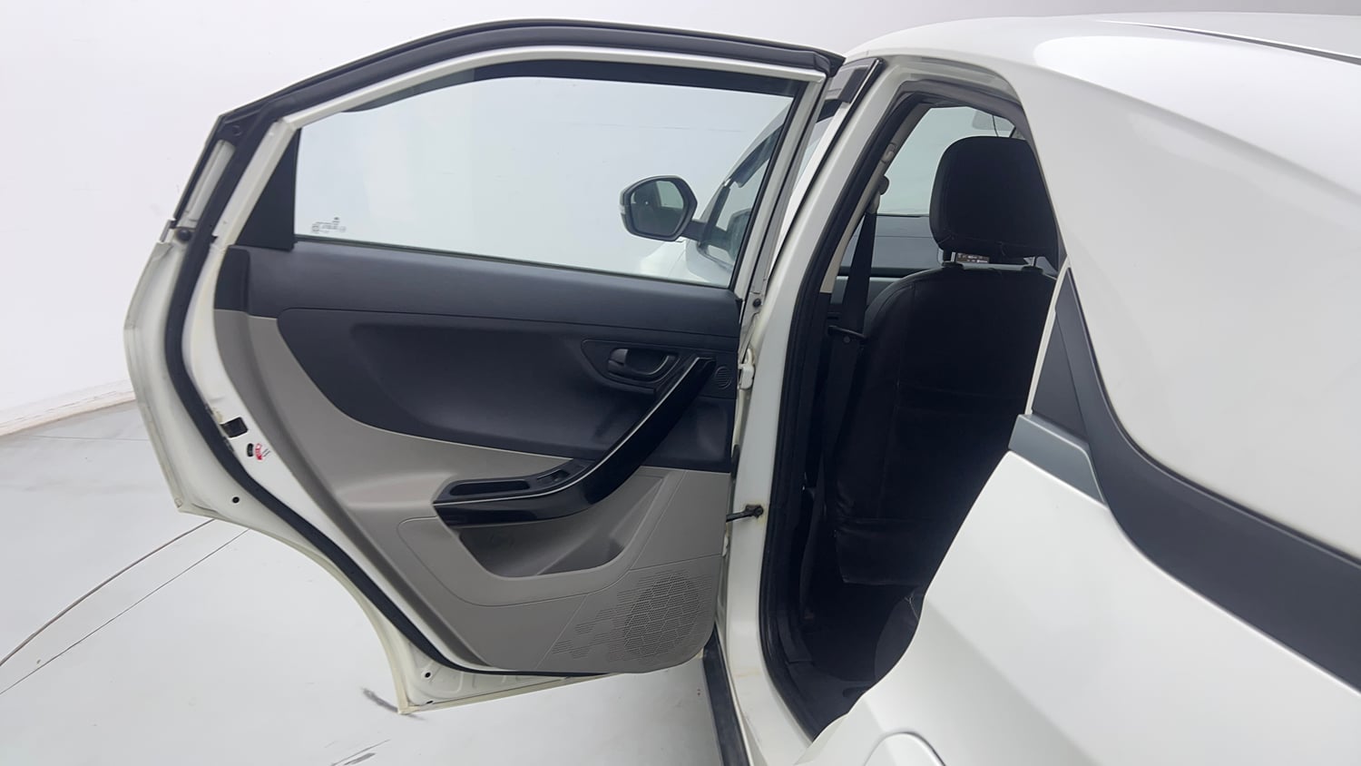 Used 2019 Tata Nexon XM Petrol Manual interior LEFT REAR DOOR OPEN VIEW