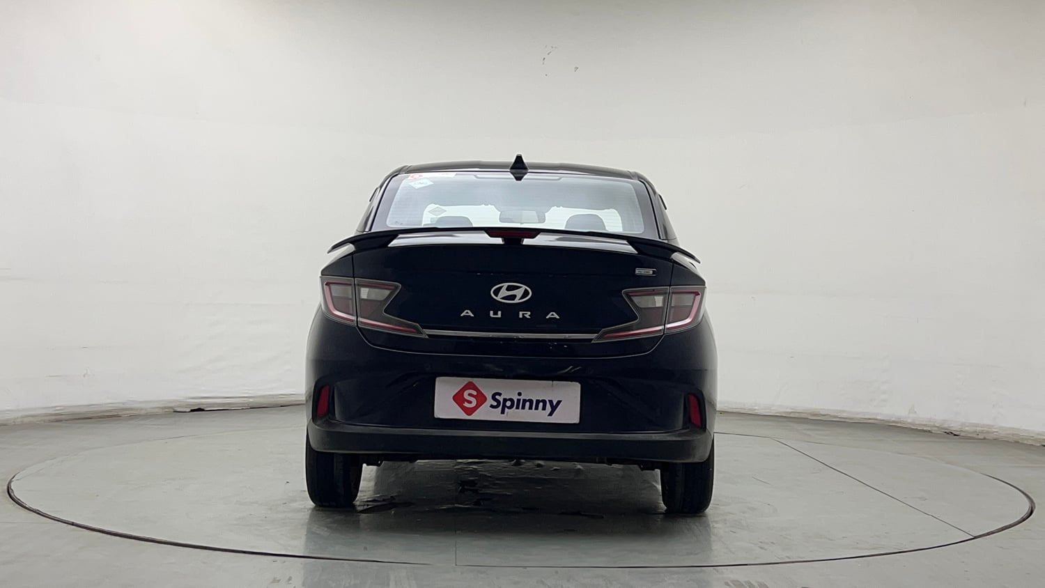 Used 2024 Hyundai Aura SX 1.2 CNG Cng Manual exterior BACK VIEW