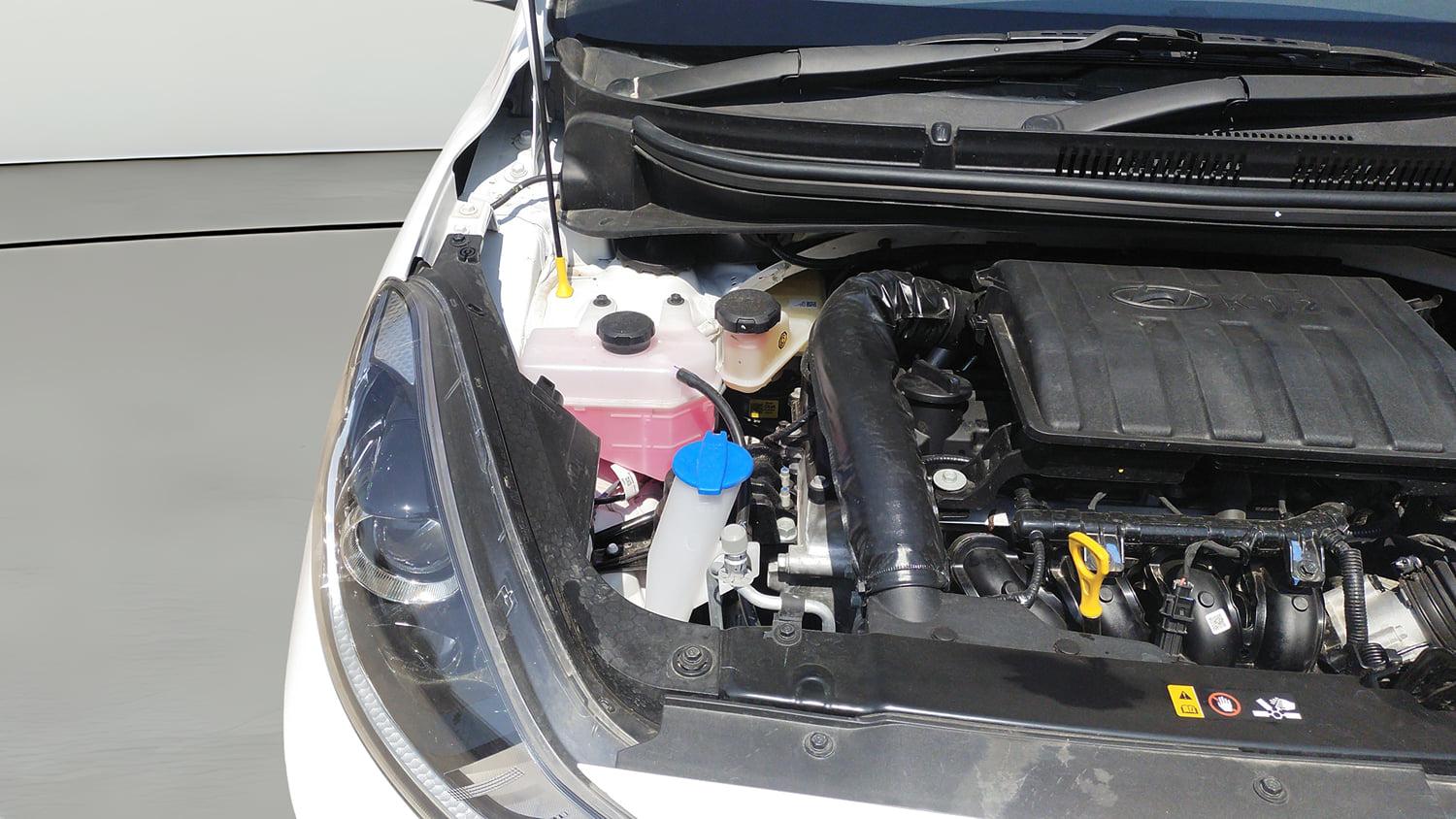 Used 2026 Hyundai Grand i10 Nios Sportz 1.2 Kappa AMT Petrol Automatic engine ENGINE RIGHT SIDE VIEW