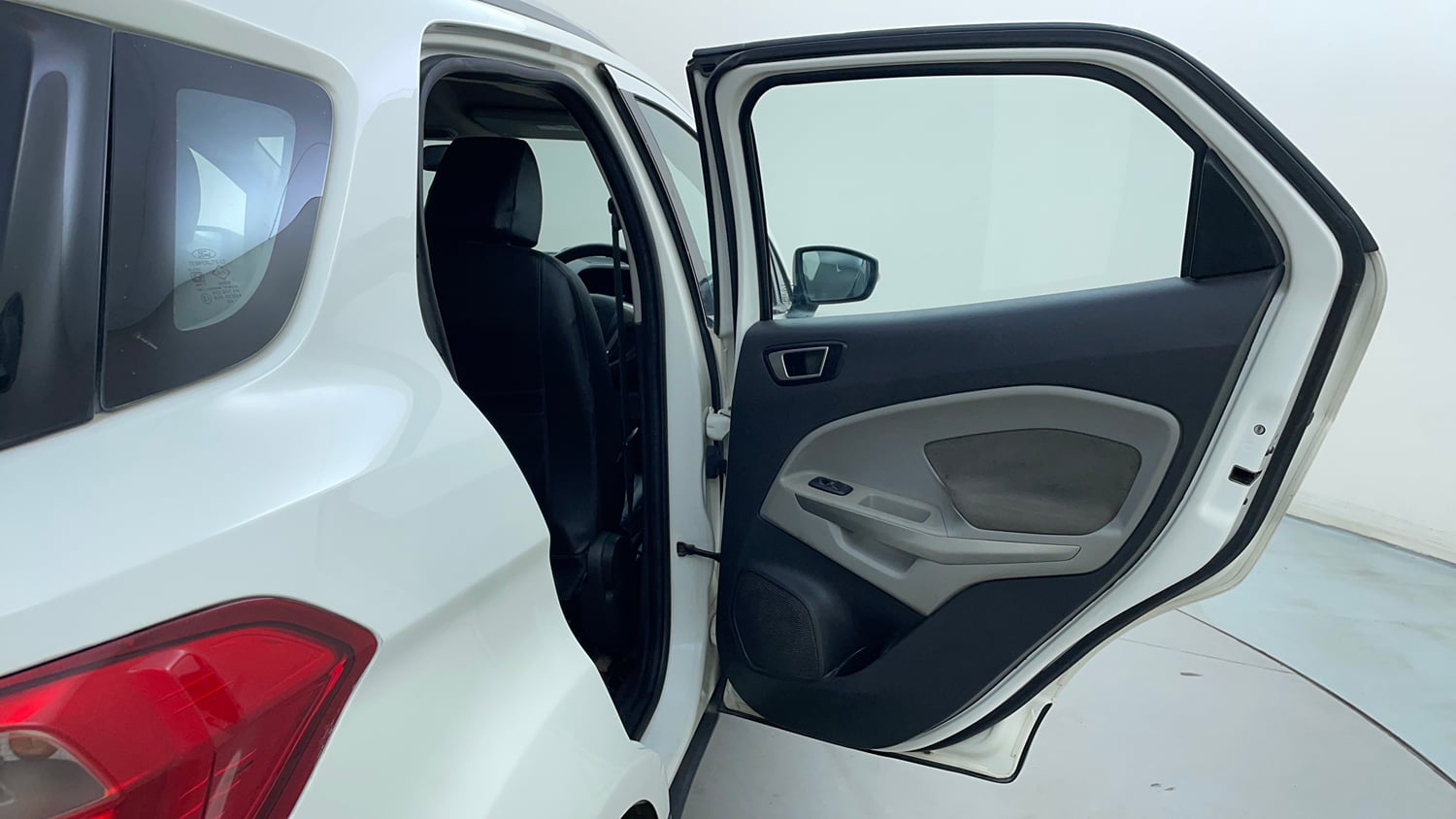 Used 2017 Ford EcoSport Trend+ 1.5L TDCi Diesel Manual interior RIGHT REAR DOOR OPEN VIEW