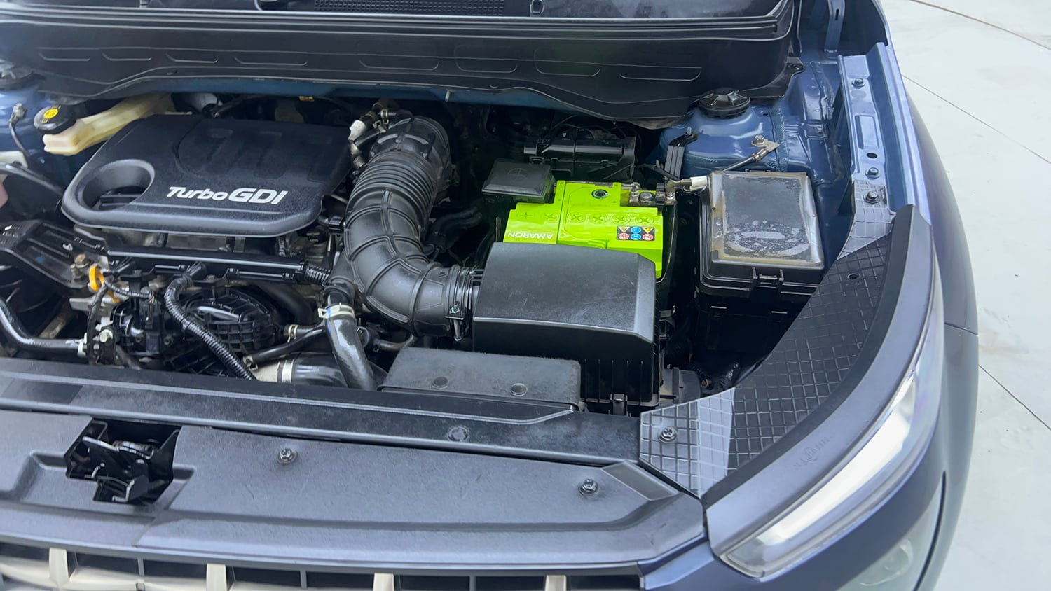 Used 2021 Hyundai Venue SX Plus 1.0 Turbo DCT Petrol Automatic engine ENGINE LEFT SIDE VIEW