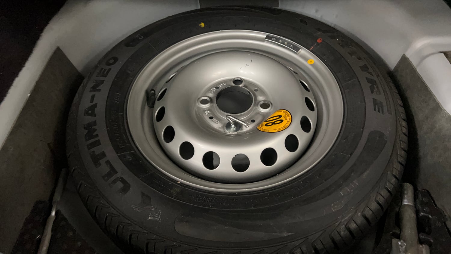 Used 2024 Tata Tigor XZ Petrol Manual tyres SPARE TYRE VIEW