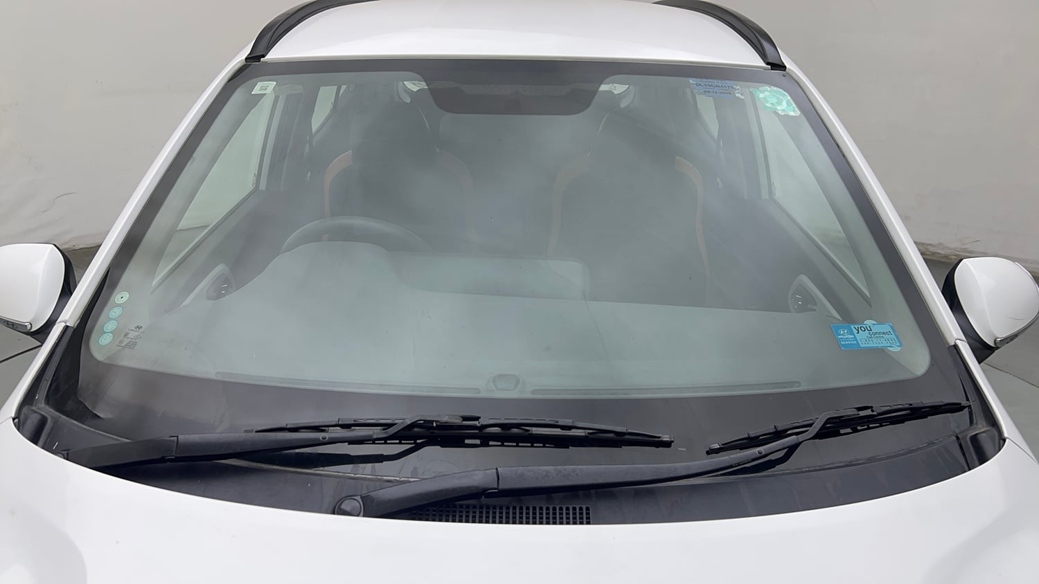 Used 2019 Hyundai Grand i10 Nios Sportz AMT 1.2 Kappa VTVT Petrol Automatic exterior FRONT WINDSHIELD VIEW