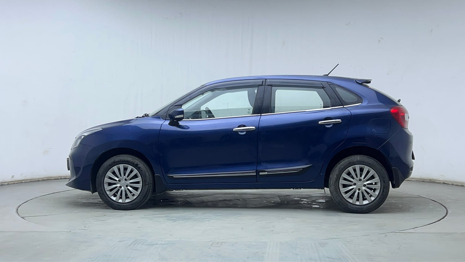 Used 2021 Maruti Suzuki Baleno Delta Petrol Manual exterior LEFT SIDE VIEW