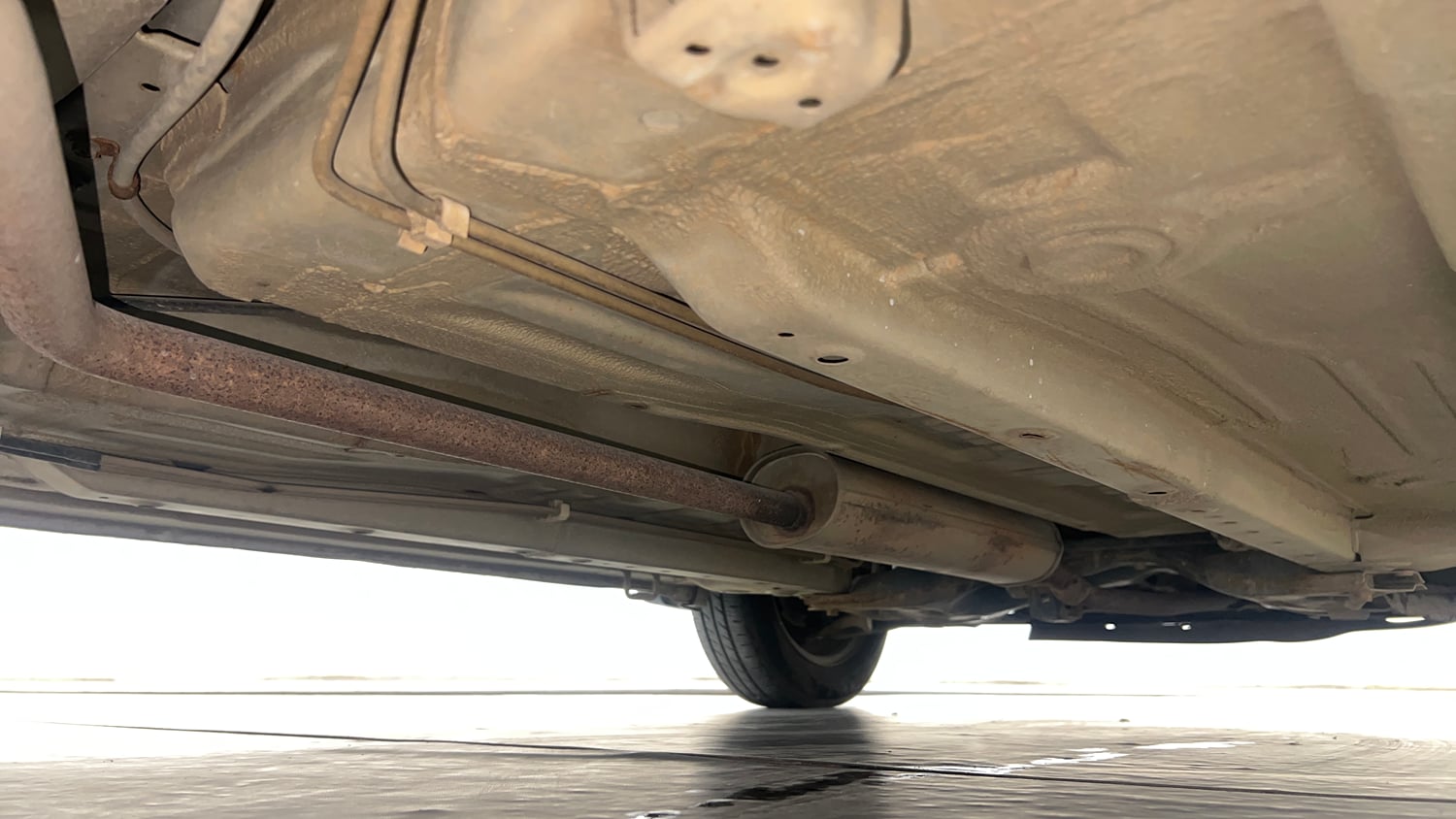 Used 2014 Maruti Suzuki Celerio VXi Petrol Manual extra REAR RIGHT UNDERBODY VIEW