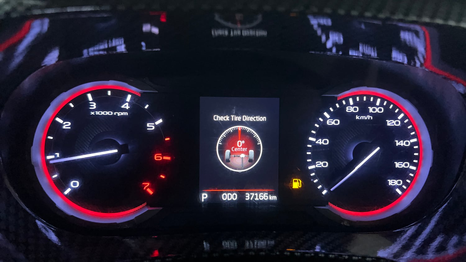 Used 2022 mahindra Thar LX Hard Top Petrol AT 4WD Petrol Automatic interior CLUSTERMETER VIEW