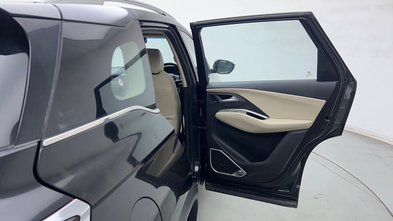 Used 2023 MG Motors Hector Savvy Pro 1.5 Turbo Petrol CVT Petrol Automatic interior RIGHT REAR DOOR OPEN VIEW