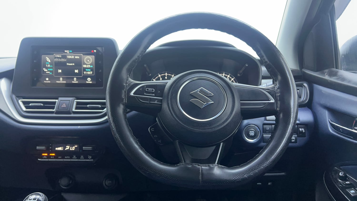 Used 2023 Maruti Suzuki Baleno Zeta MT Petrol Manual interior STEERING VIEW