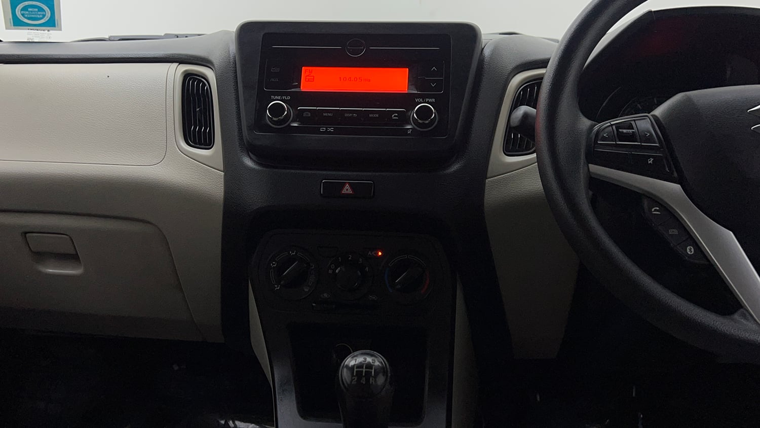Used 2020 Maruti Suzuki Wagon R VXi 1.2 Petrol Manual interior MUSIC SYSTEM & AC CONTROL VIEW