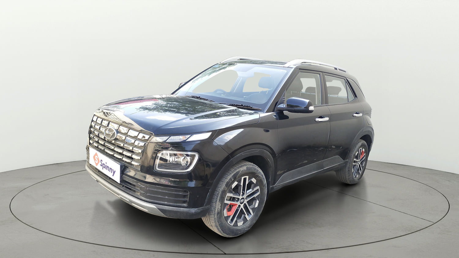 Used 2023 Hyundai Venue SX (O) 1.0 Turbo DCT Petrol Automatic exterior LEFT FRONT CORNER VIEW