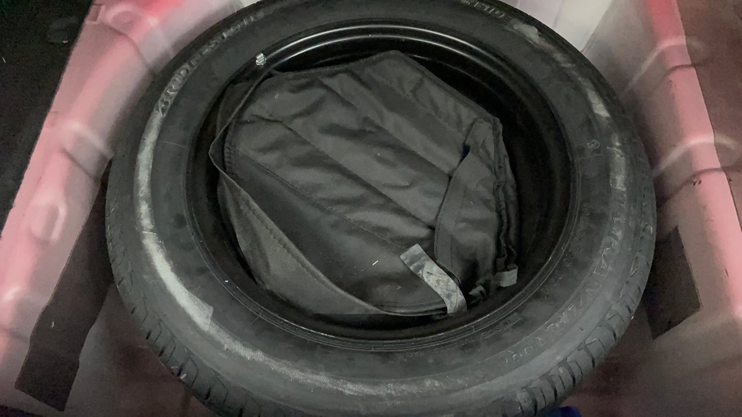 Used 2022 Tata Nexon XZA Plus (S) Petrol Automatic tyres SPARE TYRE VIEW
