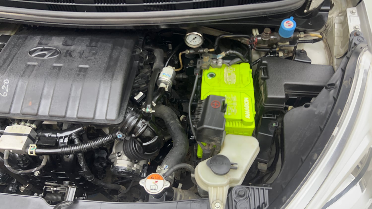 Used 2018 Hyundai Grand i10 Magna 1.2 Kappa VTVT CNG (outside fitted) Cng Manual engine ENGINE LEFT SIDE VIEW
