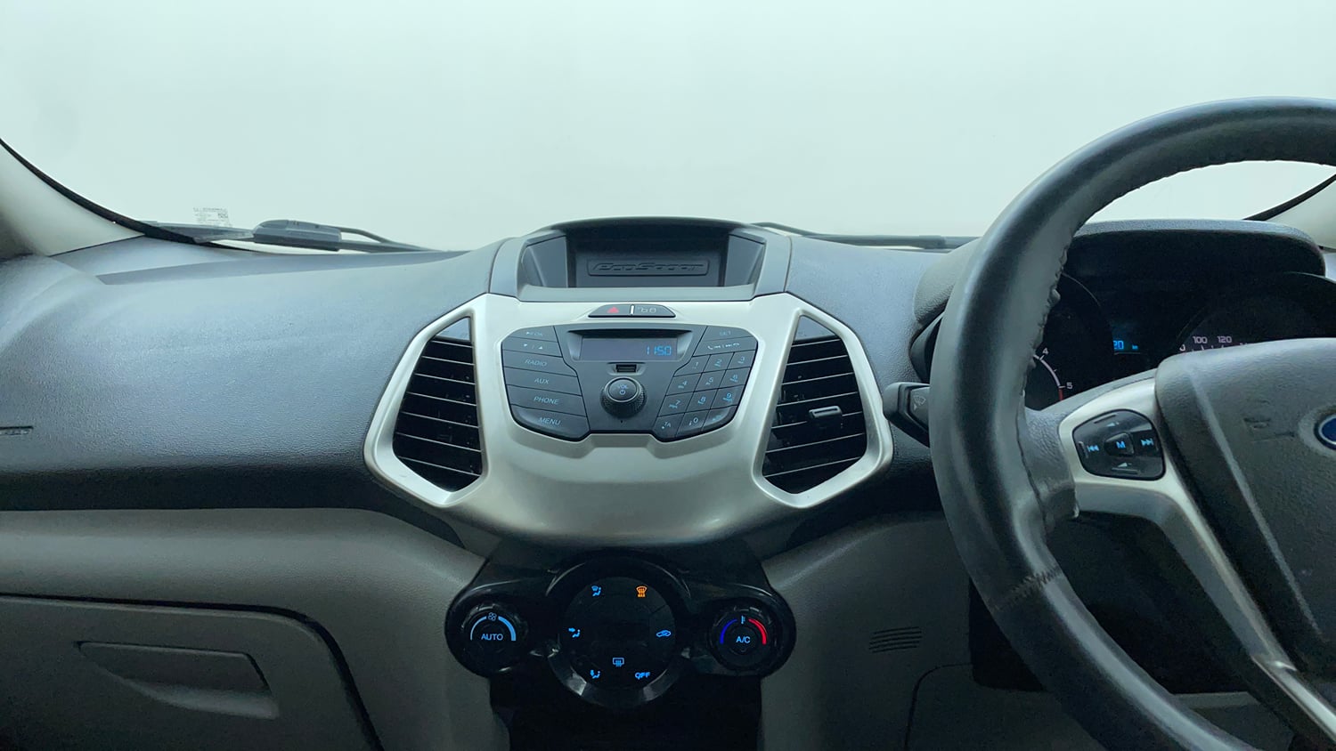 Used 2017 Ford EcoSport Trend+ 1.5L TDCi Diesel Manual interior MUSIC SYSTEM & AC CONTROL VIEW
