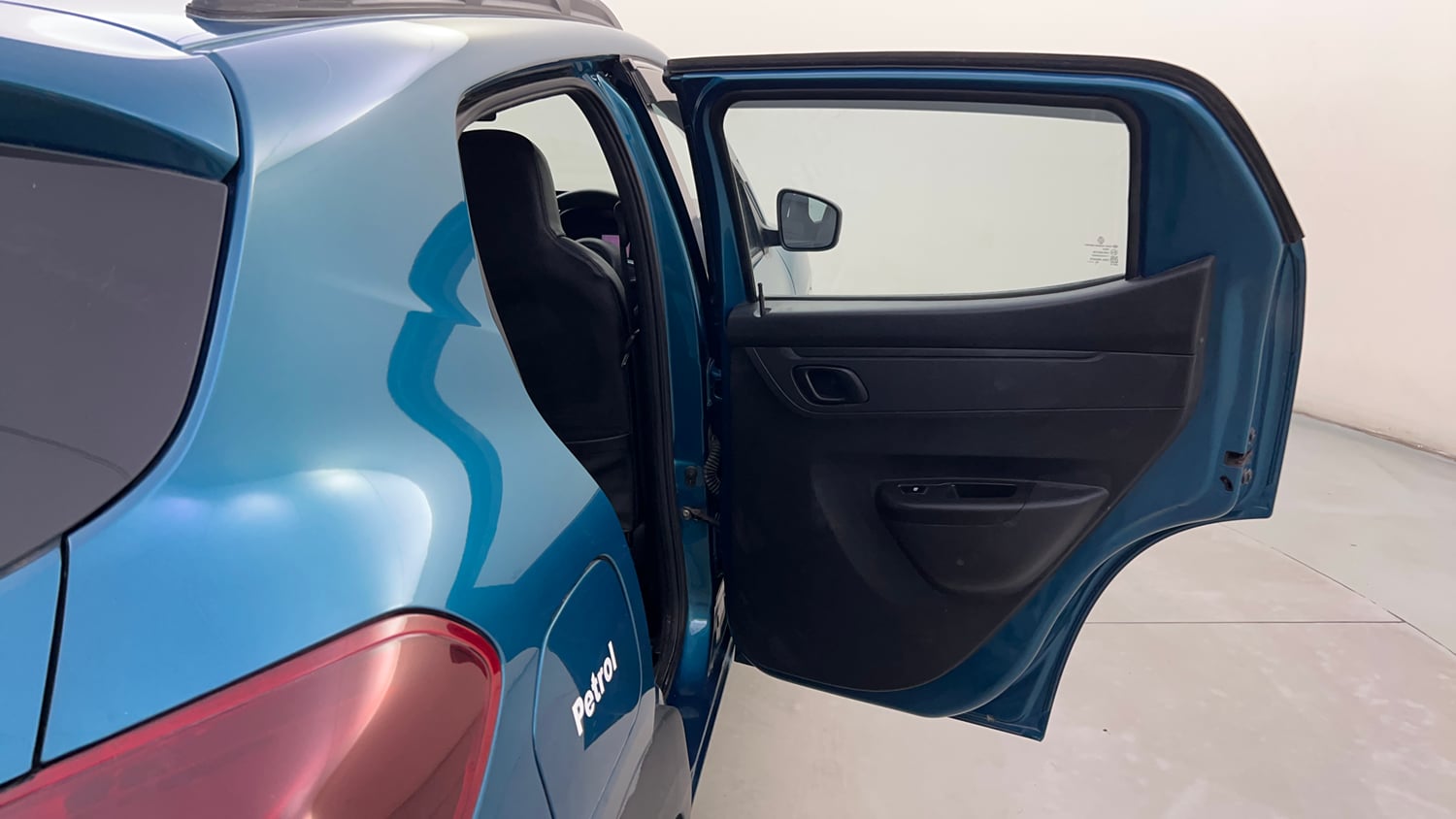 Used 2020 Renault Kwid RXT 1.0 Opt Petrol Manual interior RIGHT REAR DOOR OPEN VIEW