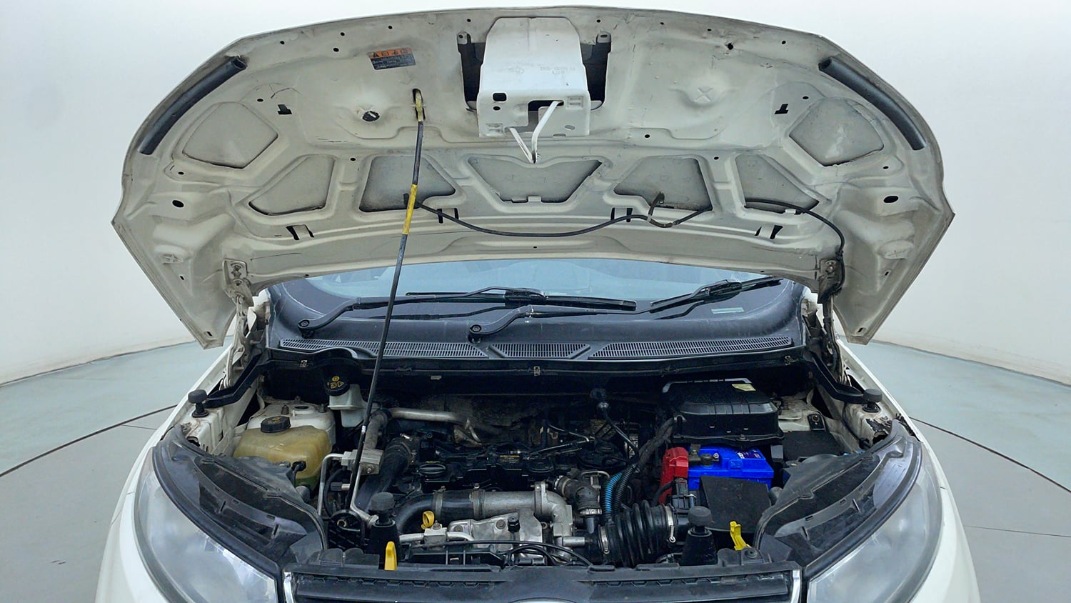 Used 2017 Ford EcoSport Trend+ 1.5L TDCi Diesel Manual engine ENGINE & BONNET OPEN FRONT VIEW