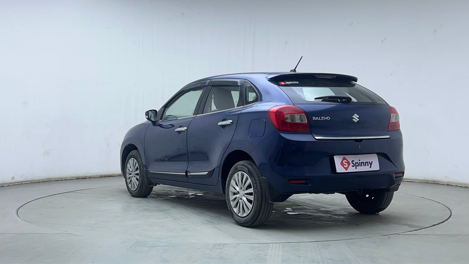 Used 2021 Maruti Suzuki Baleno Delta Petrol Manual exterior LEFT REAR CORNER VIEW