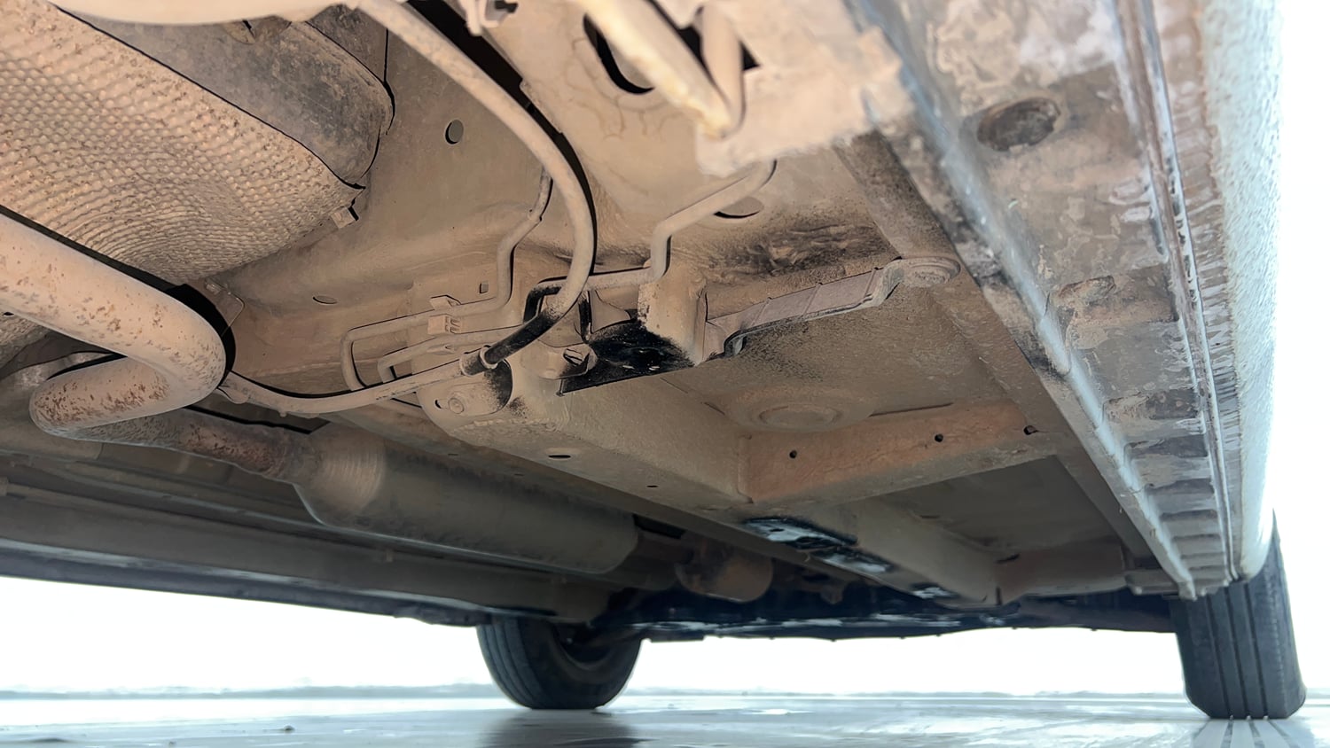Used 2015 Maruti Suzuki Swift Dzire VXI Petrol Manual extra REAR RIGHT UNDERBODY VIEW