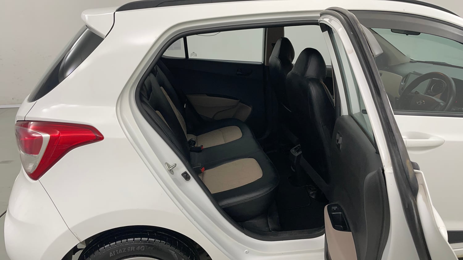 Used 2019 Hyundai Grand i10 Magna 1.2 Kappa VTVT Petrol Manual interior RIGHT SIDE REAR DOOR CABIN VIEW