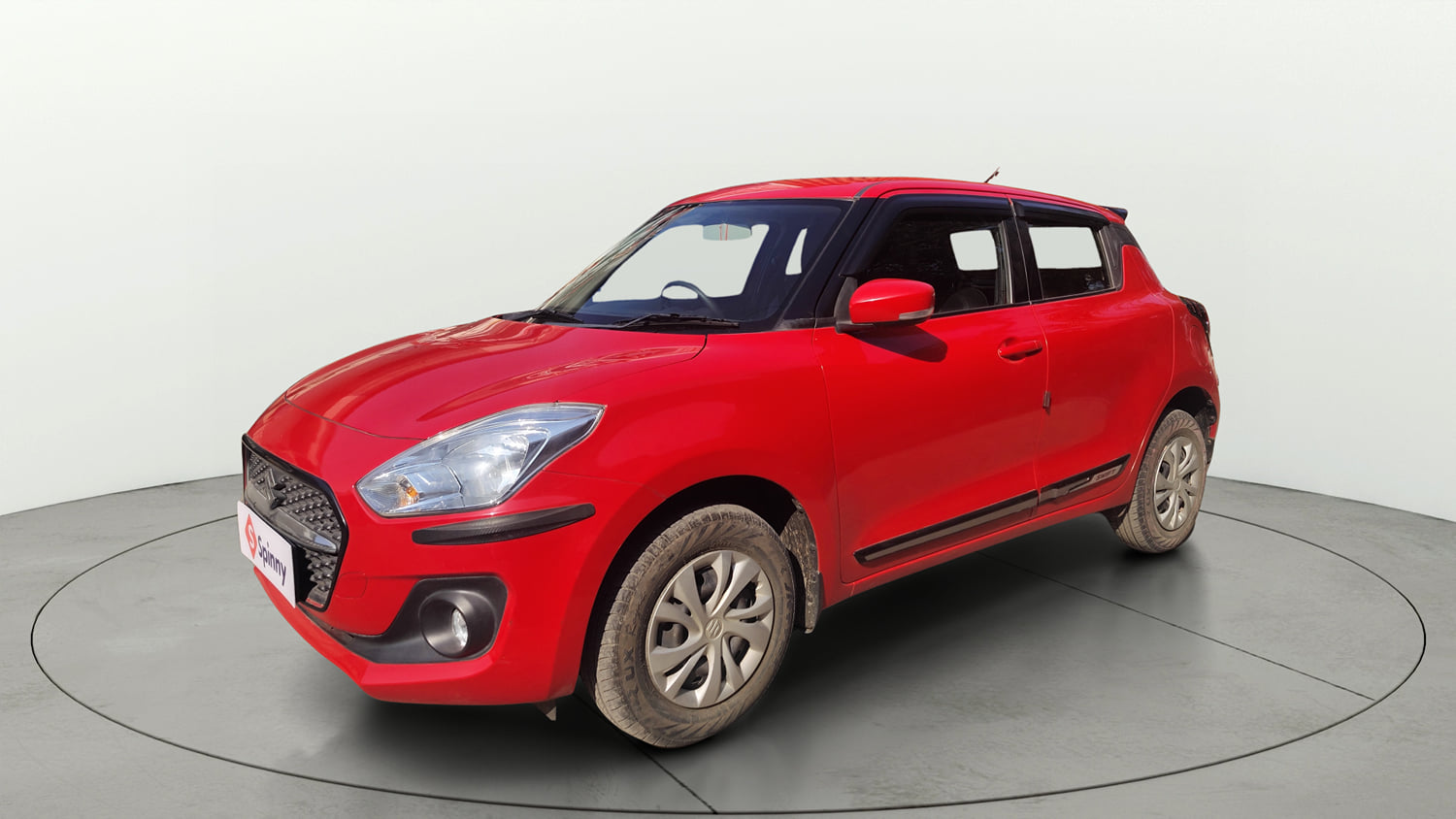 Used 2022 Maruti Suzuki Swift VXi Petrol Manual exterior LEFT FRONT CORNER VIEW