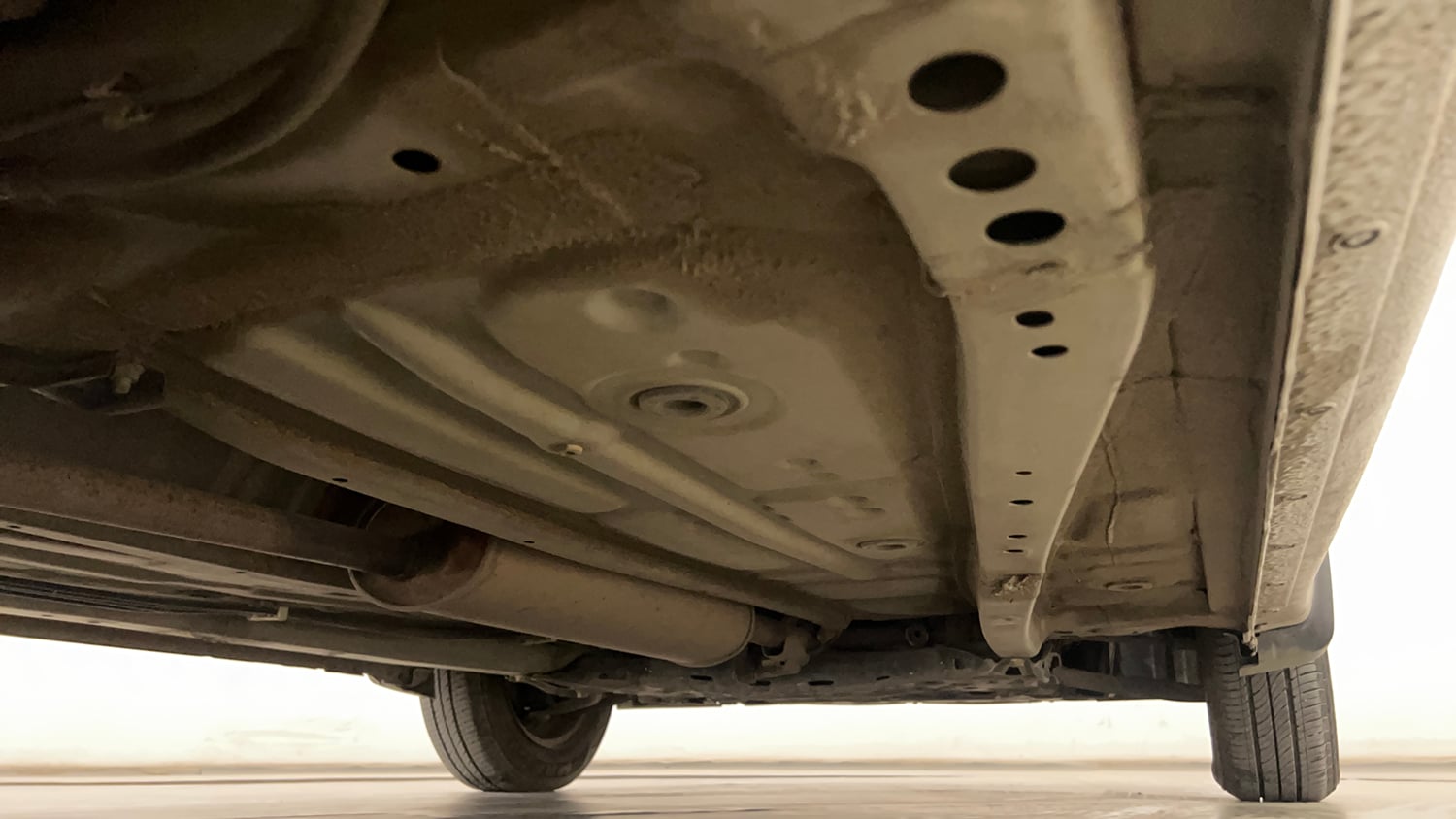 Used 2021 Maruti Suzuki Wagon R 1.0 VXi 1.0 AMT Petrol Automatic extra REAR RIGHT UNDERBODY VIEW