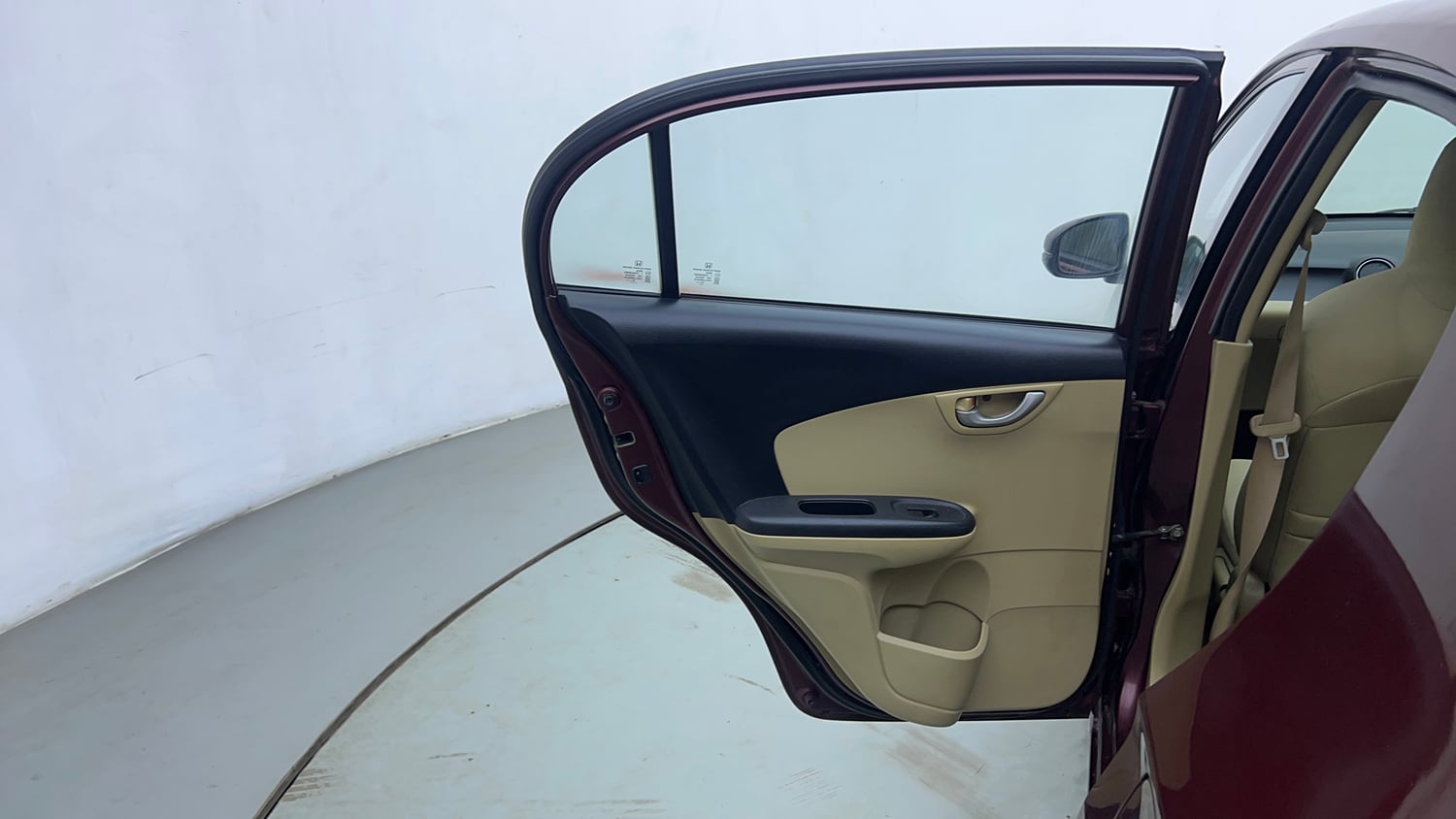 Used 2016 Honda Amaze 1.2 VX AT i-VTEC Petrol Automatic interior LEFT REAR DOOR OPEN VIEW