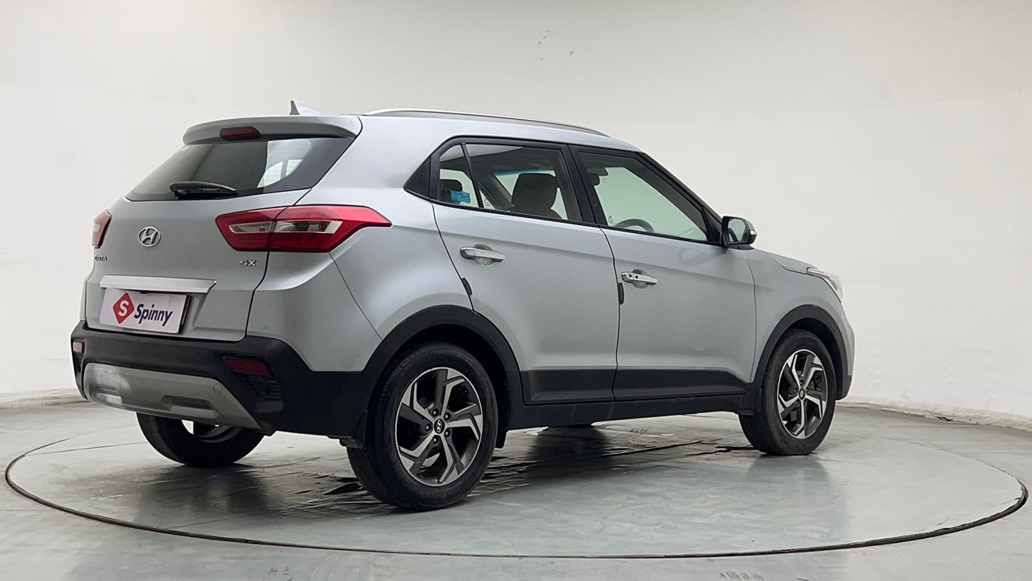 Used 2019 Hyundai Creta SX 1.6 (O) Executive Petrol Petrol Manual exterior RIGHT REAR CORNER VIEW