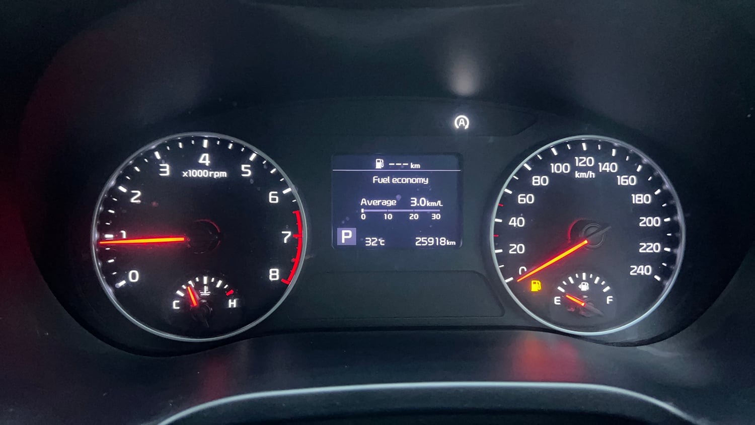 Used 2023 kia Seltos HTX 1.5 IVT Petrol Automatic interior CLUSTERMETER VIEW