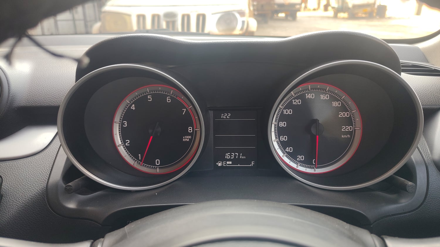 Used 2022 Maruti Suzuki Swift VXi Petrol Manual interior CLUSTERMETER VIEW
