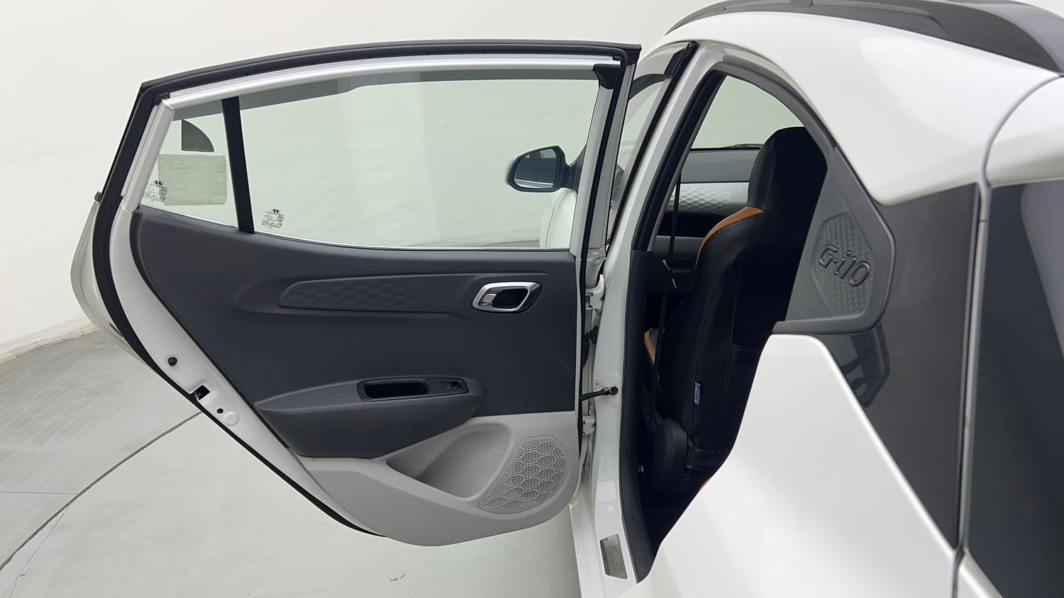 Used 2019 Hyundai Grand i10 Nios Sportz AMT 1.2 Kappa VTVT Petrol Automatic interior LEFT REAR DOOR OPEN VIEW