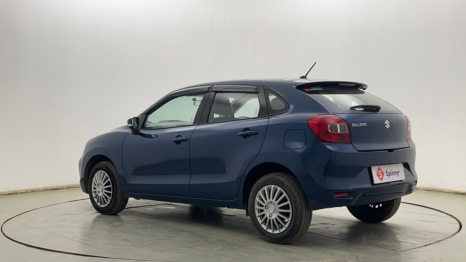 Used 2019 Maruti Suzuki Baleno Delta Petrol Manual exterior LEFT REAR CORNER VIEW