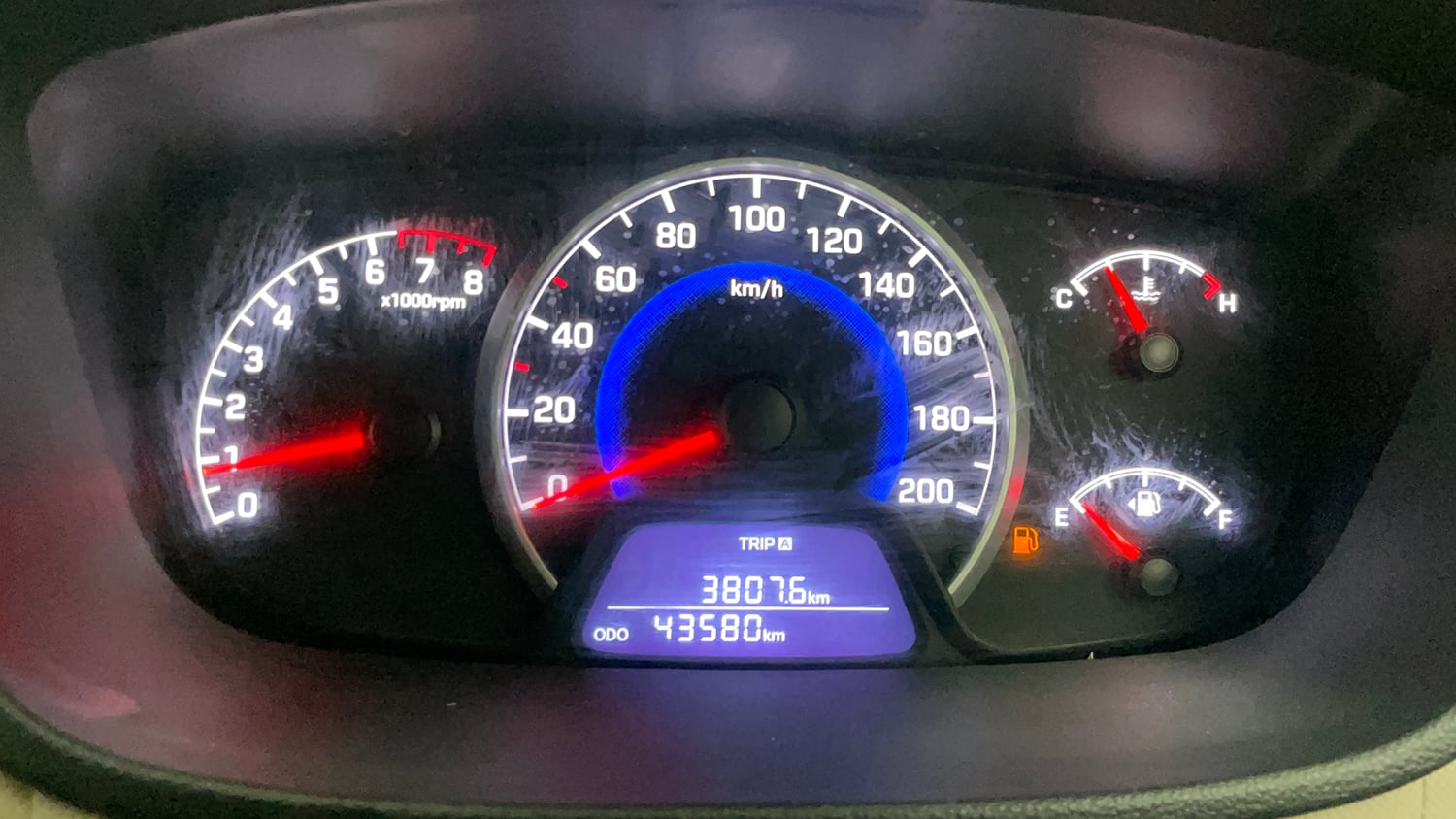 Used 2019 Hyundai Grand i10 Magna 1.2 Kappa VTVT Petrol Manual interior CLUSTERMETER VIEW
