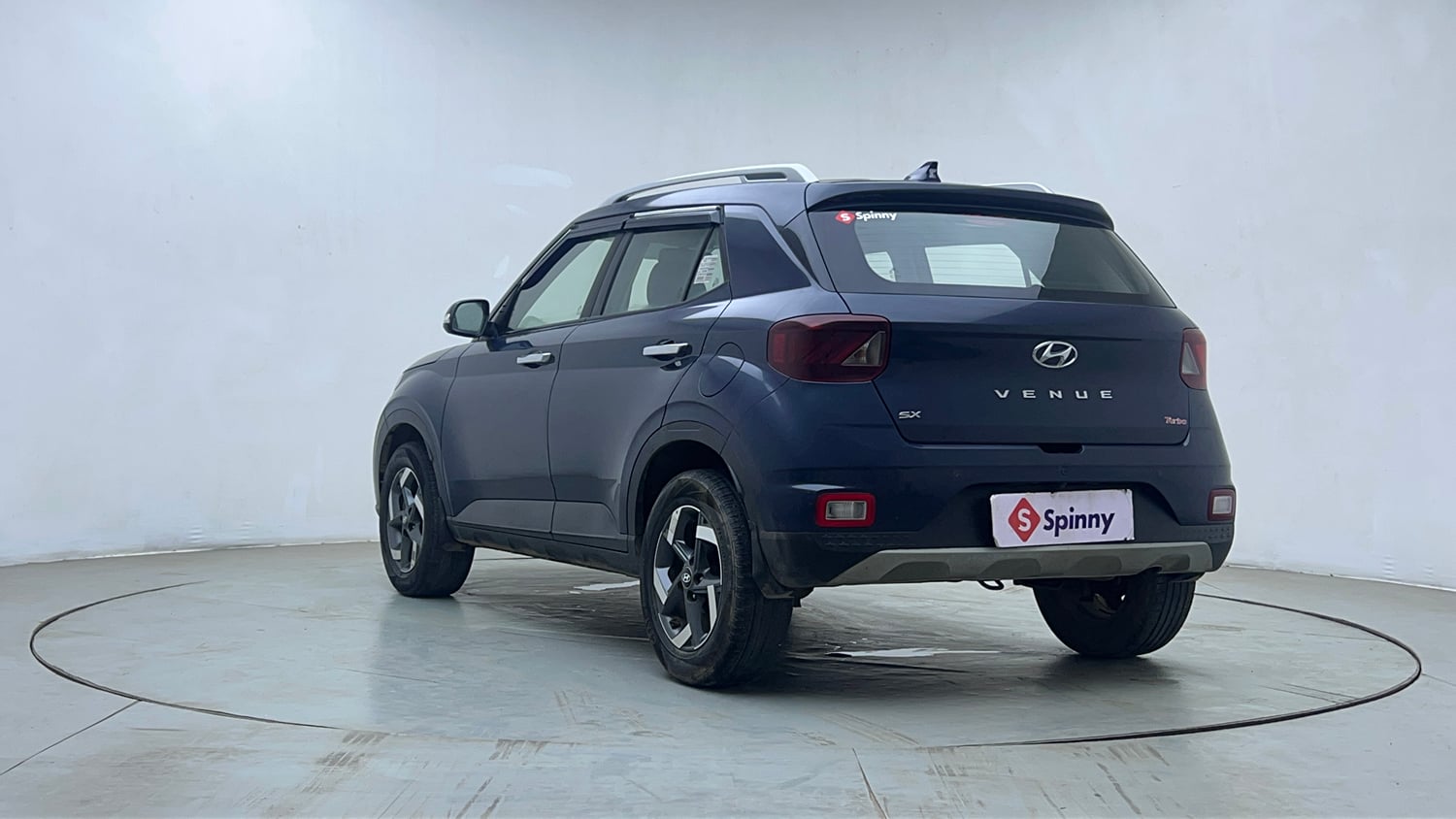 Used 2021 Hyundai Venue SX Plus 1.0 Turbo DCT Petrol Automatic exterior LEFT REAR CORNER VIEW