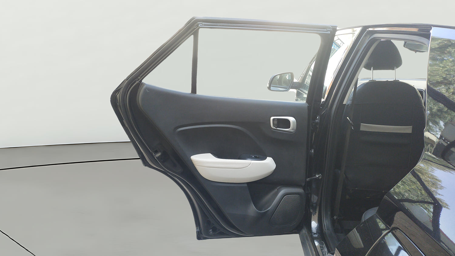 Used 2023 Hyundai Venue SX (O) 1.0 Turbo DCT Petrol Automatic interior LEFT REAR DOOR OPEN VIEW