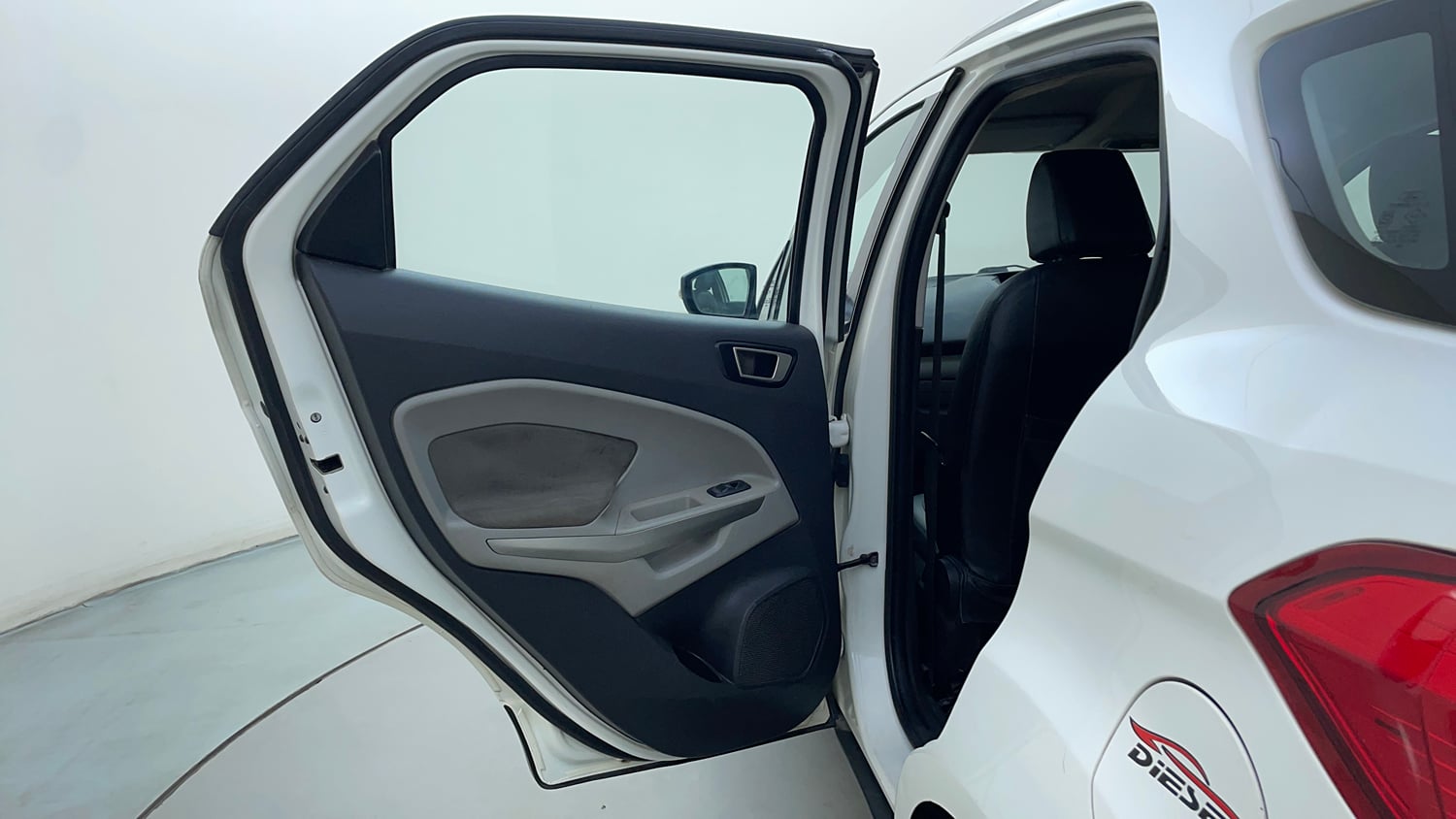 Used 2017 Ford EcoSport Trend+ 1.5L TDCi Diesel Manual interior LEFT REAR DOOR OPEN VIEW