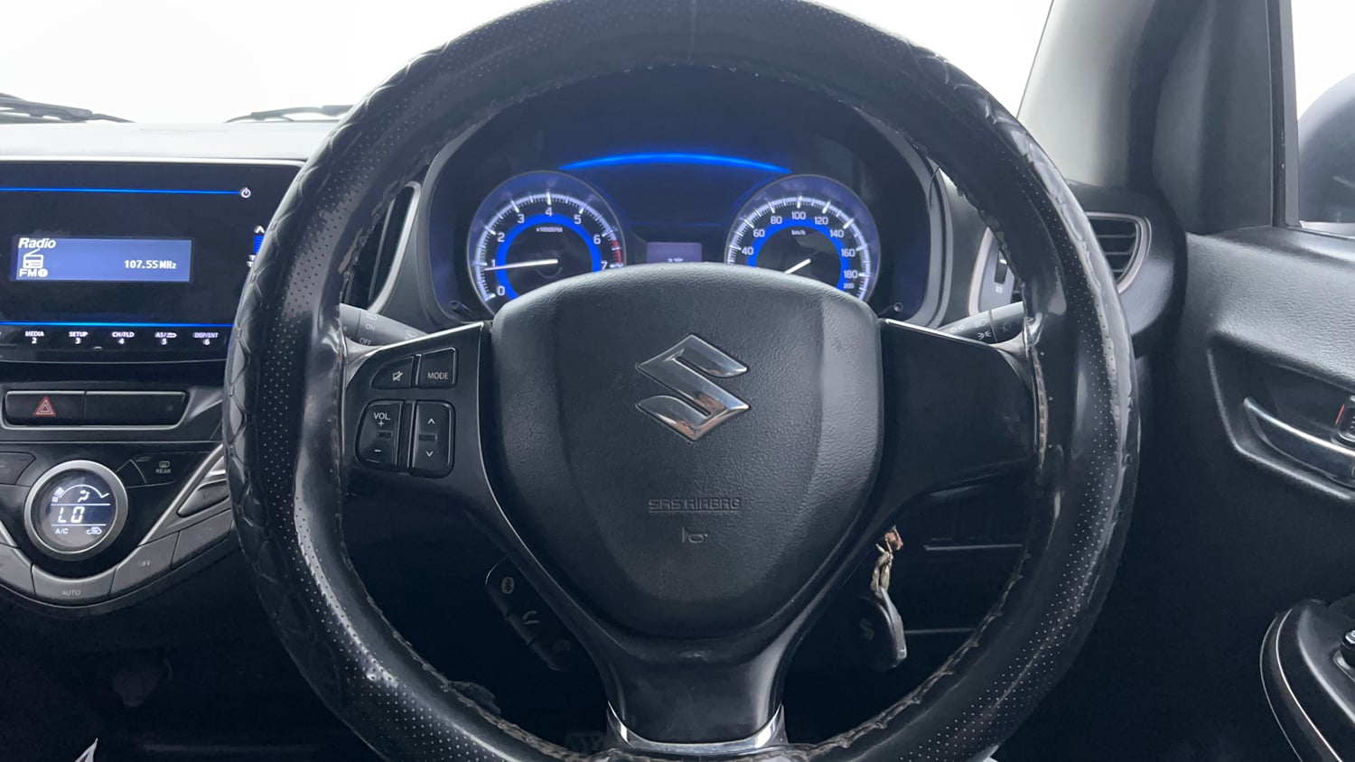Used 2019 Maruti Suzuki Baleno Delta Petrol Manual interior STEERING VIEW