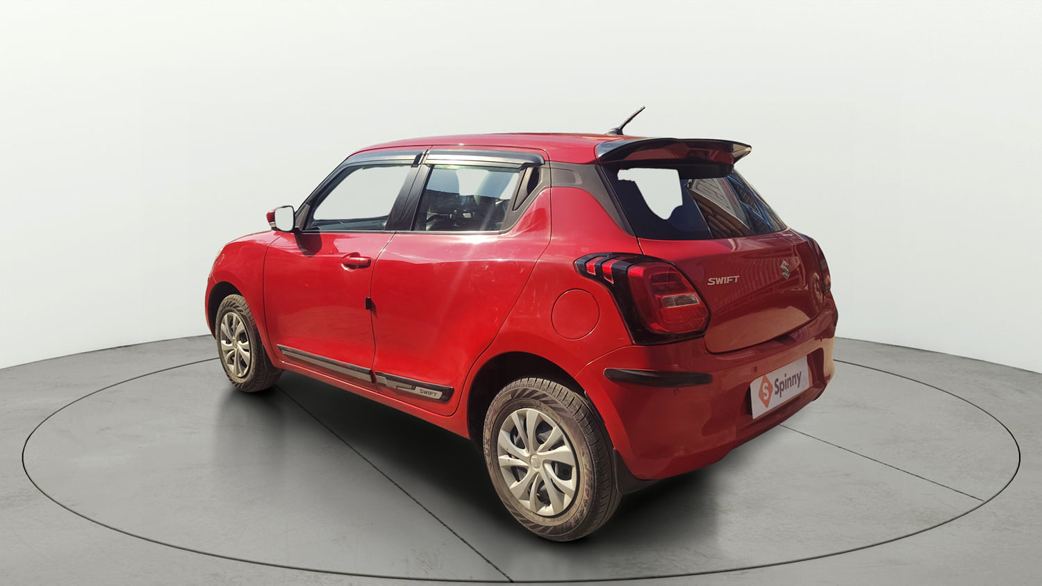 Used 2022 Maruti Suzuki Swift VXi Petrol Manual exterior LEFT REAR CORNER VIEW