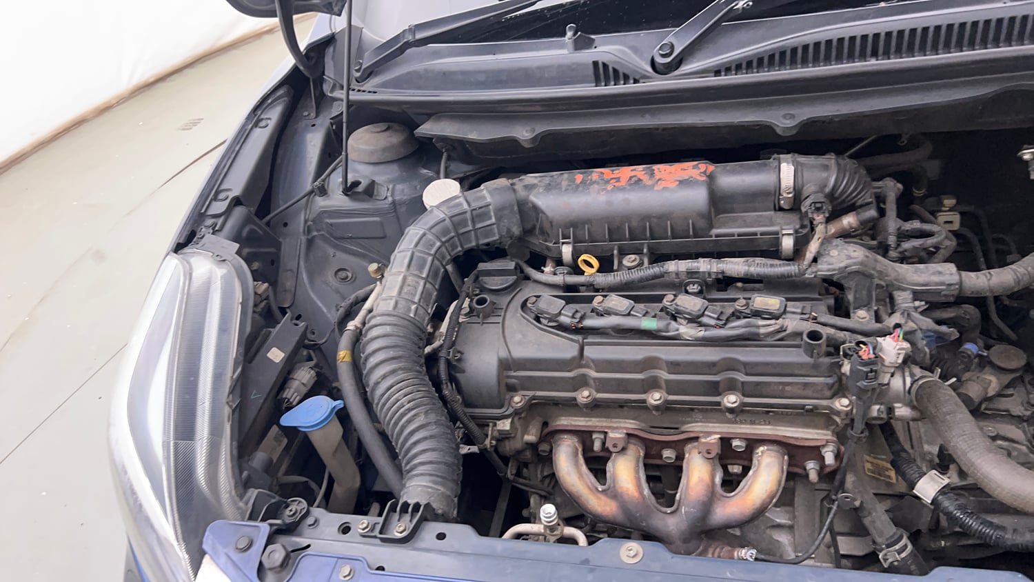 Used 2019 Maruti Suzuki Baleno Delta Petrol Manual engine ENGINE RIGHT SIDE VIEW