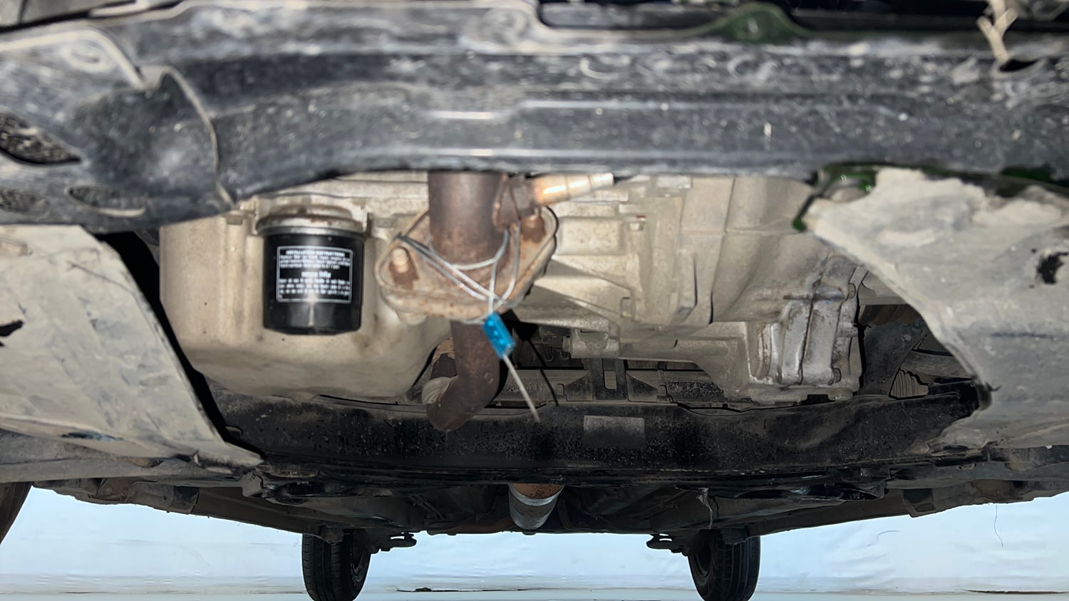 Used 2015 Maruti Suzuki Swift Dzire VXI Petrol Manual extra FRONT LEFT UNDERBODY VIEW