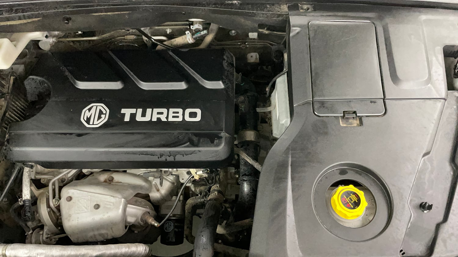 Used 2024 MG Motors Hector Sharp Pro 1.5 Turbo CVT Petrol Automatic engine ENGINE LEFT SIDE VIEW