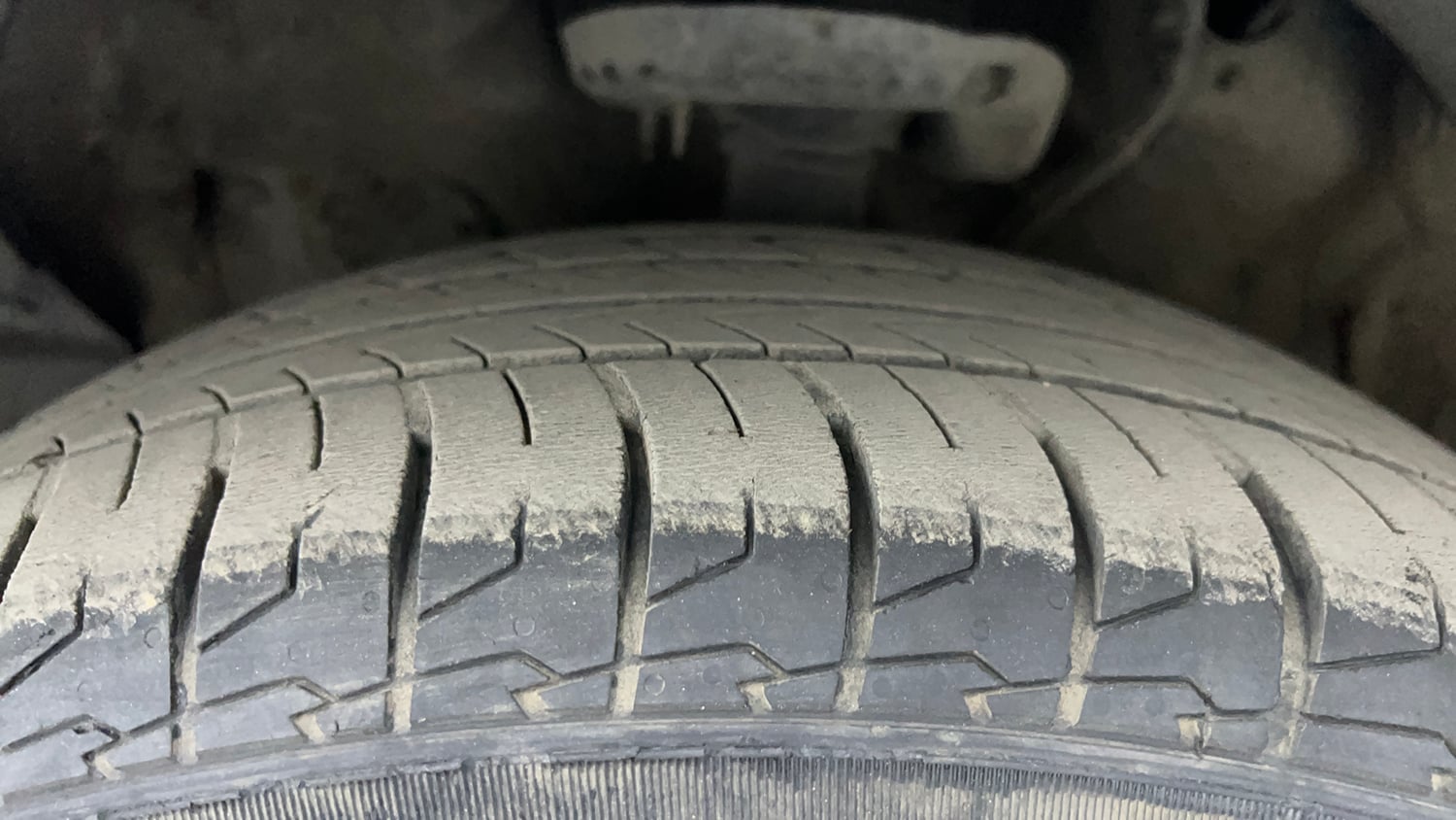 Used 2022 Kia Seltos HTX Plus 1.5 Diesel Diesel Manual tyres LEFT FRONT TYRE TREAD VIEW