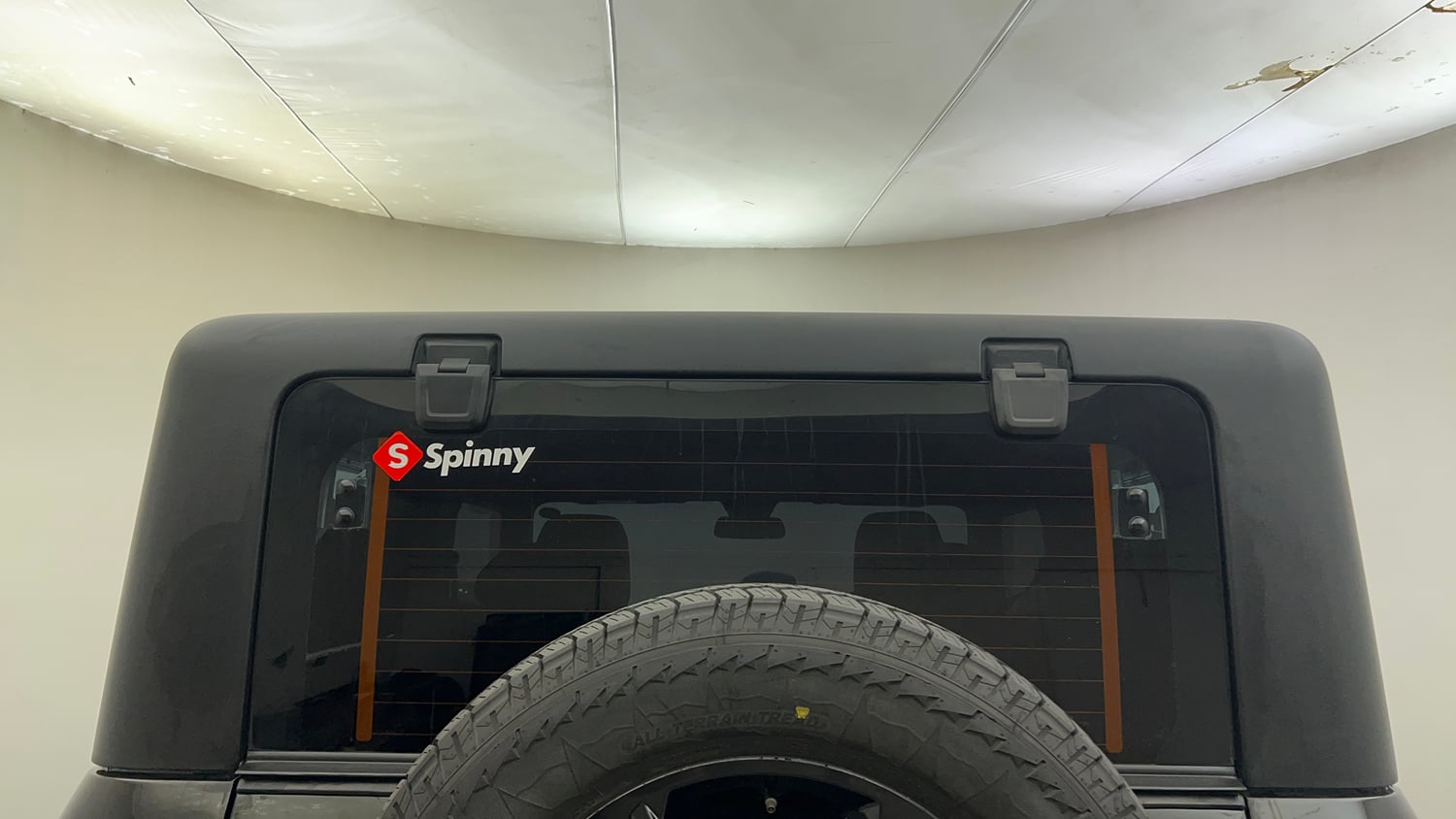 Used 2022 mahindra Thar LX Hard Top Petrol AT 4WD Petrol Automatic exterior BACK WINDSHIELD VIEW