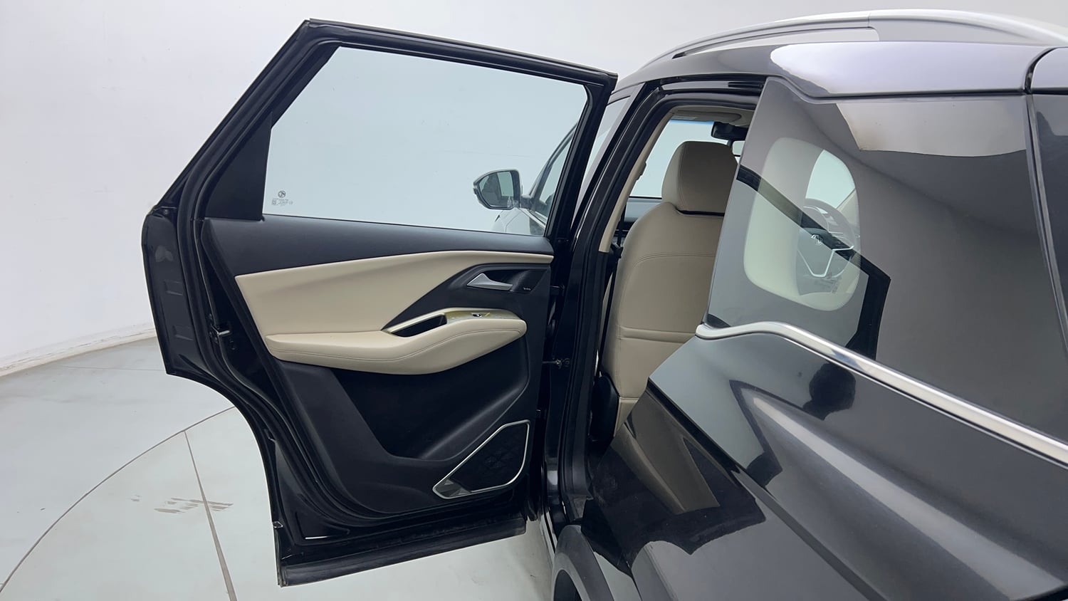 Used 2023 MG Motors Hector Savvy Pro 1.5 Turbo Petrol CVT Petrol Automatic interior LEFT REAR DOOR OPEN VIEW