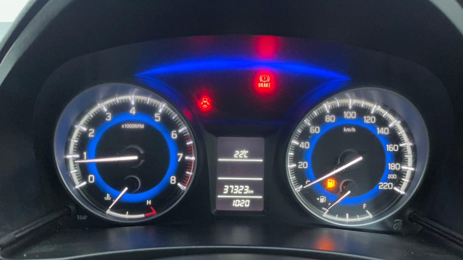 Used 2021 Maruti Suzuki Baleno Delta Petrol Manual interior CLUSTERMETER VIEW