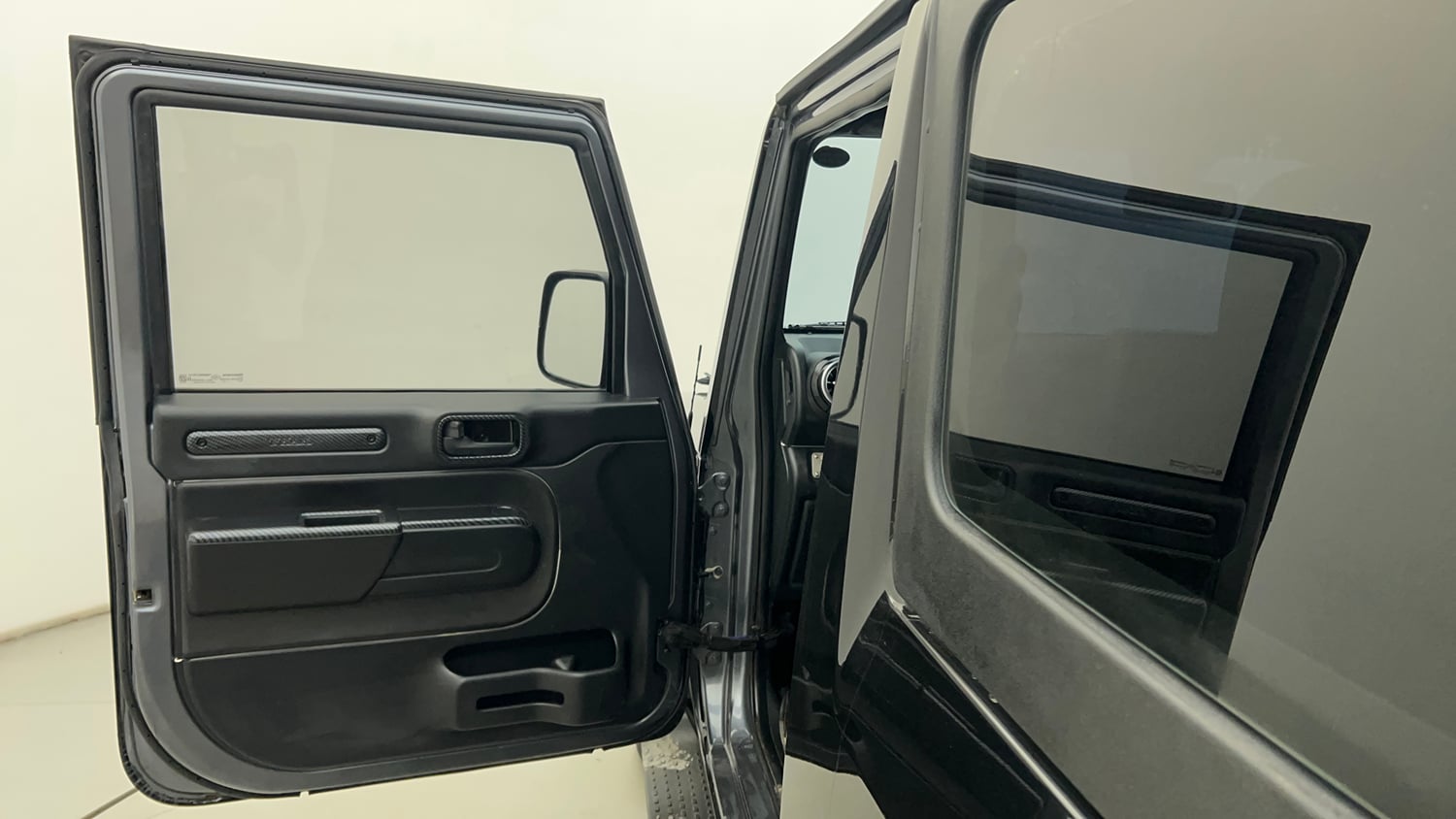 Used 2022 mahindra Thar LX Hard Top Petrol AT 4WD Petrol Automatic interior LEFT FRONT DOOR OPEN VIEW