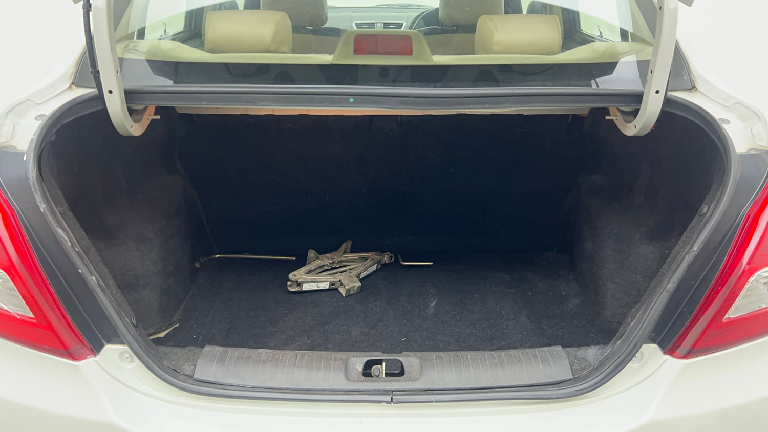 Used 2015 Maruti Suzuki Swift Dzire VXI Petrol Manual interior DICKY INSIDE VIEW
